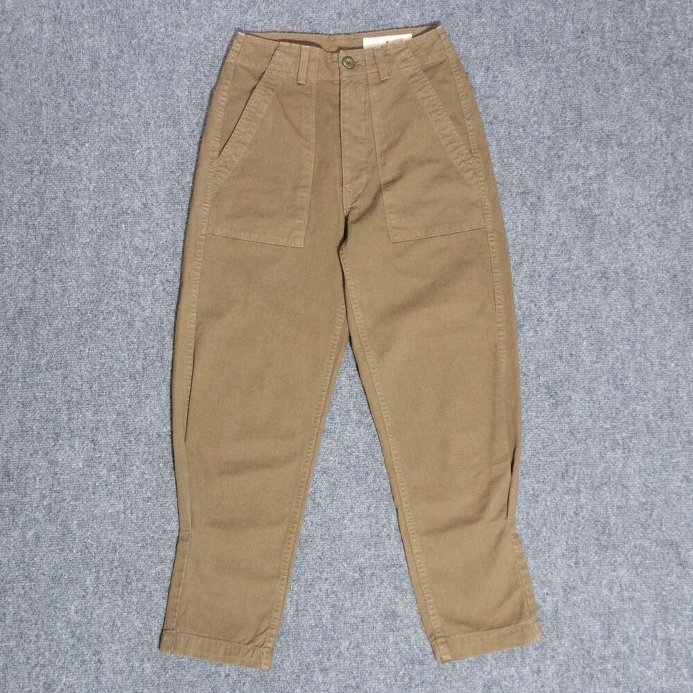 Imogene + Willie Blake Military Pants Utility Trousers Olive Green Women's XS